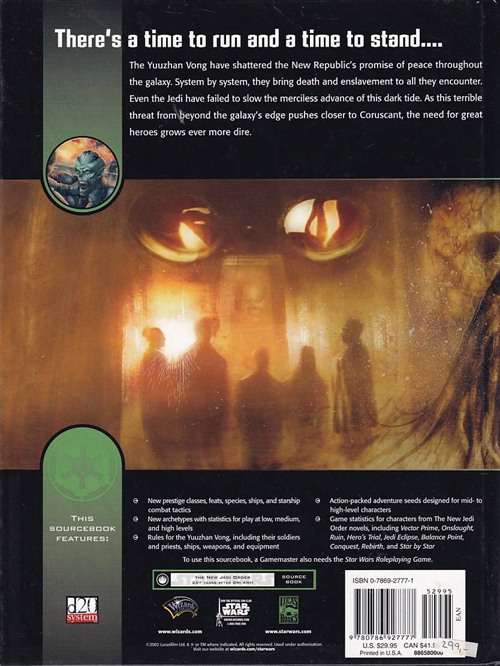 star wars D20 - The New Jedi Order Sourcebook (Genbrug)